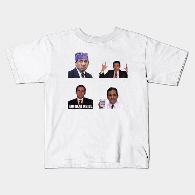 Micheal Scott Pack Kids T-Shirt by Biscuit25